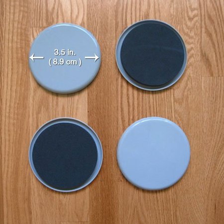 ABOVE ALL CO Slydeez - floor protection, 3.5" diameter, 4 pack PK FFSD435